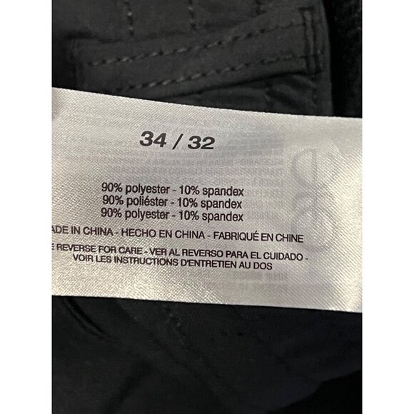 Marc New York Men 34 x 32 Commuter Pant Straight Black Modern Stretch Career New - Picture 8 of 9